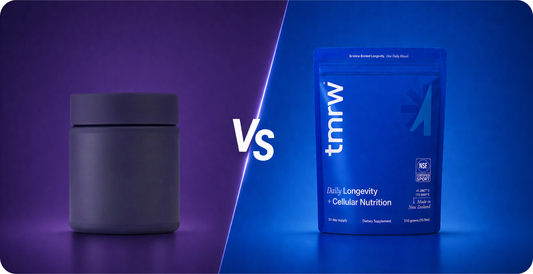 Tmrw vs Daily Longevity Blend: Has Longevity Science Left Your Supplement Behind?